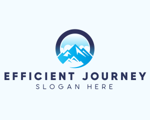 Mountain Peak Glacier logo design