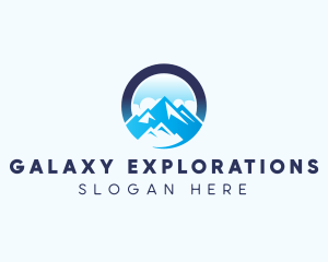 Mountain Peak Glacier logo design