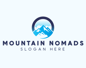 Mountain Peak Glacier logo design