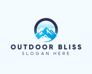 Mountain Peak Glacier logo design