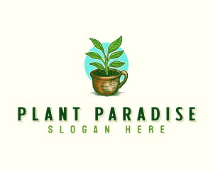 Agricultural Pot Plant logo design