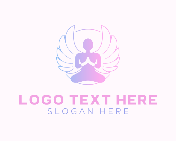 Angel Wings Yoga logo