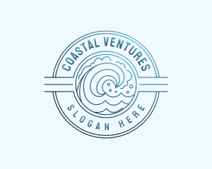 Ocean Wave Resort logo design