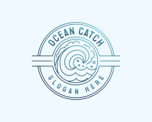 Ocean Wave Resort logo design