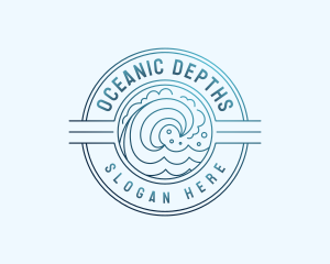 Ocean Wave Resort logo design