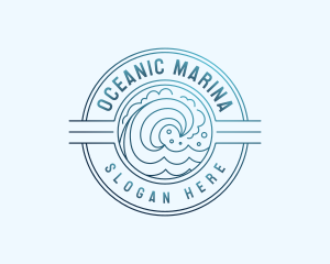 Ocean Wave Resort logo design