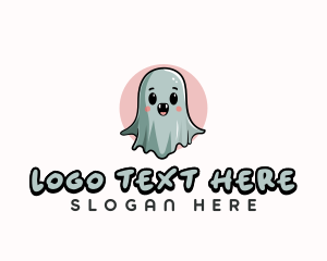 Cute Ghost Spirit logo