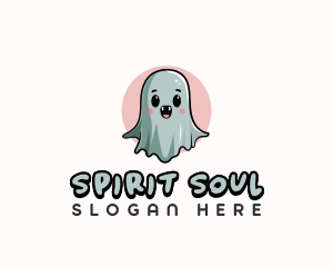 Cute Ghost Spirit logo