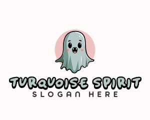 Cute Ghost Spirit logo