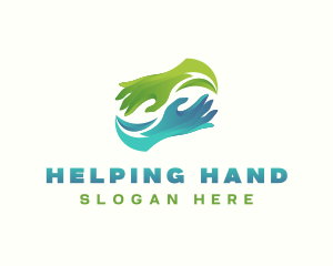 Hands Support Counseling logo design