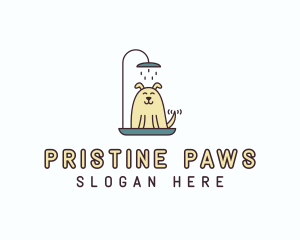 Shower Dog Grooming logo design