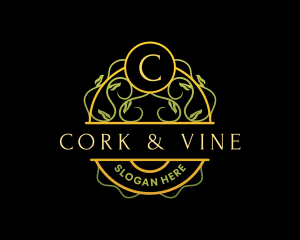 Elegant Luxury Vine logo design