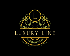 Elegant Luxury Vine logo design