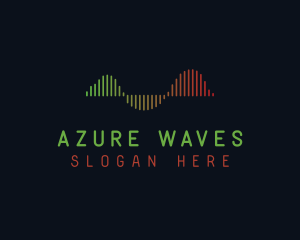 Sound Wave Equalizer logo design