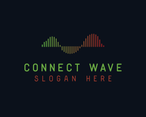 Sound Wave Equalizer logo design