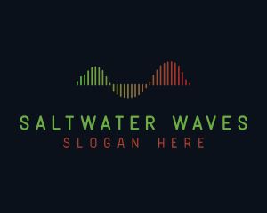 Sound Wave Equalizer logo design