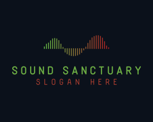 Sound Wave Equalizer logo design