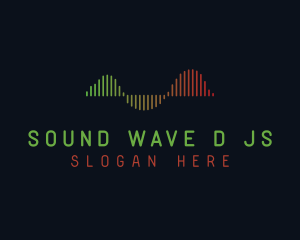 Sound Wave Equalizer logo design