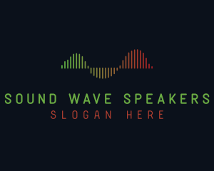 Sound Wave Equalizer logo design