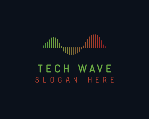 Sound Wave Equalizer logo design