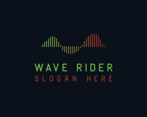 Sound Wave Equalizer logo design