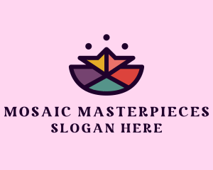 Colorful Polygon Mosaic  logo design