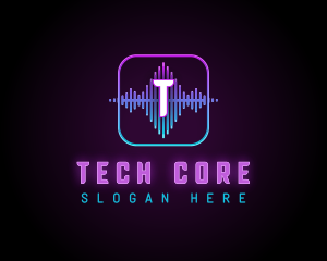 Sound Wave Podcast logo design