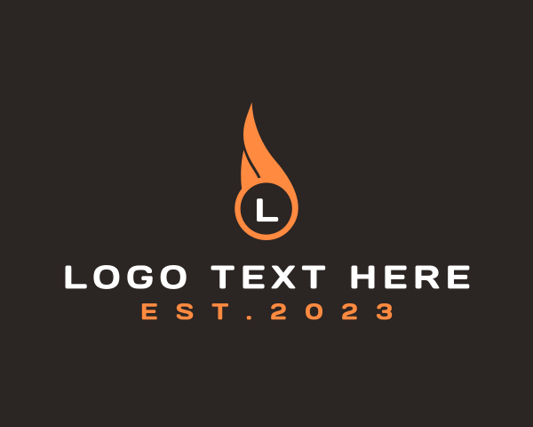 Torch logo example 4