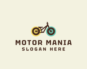 Modern Motorbike Wheel logo design