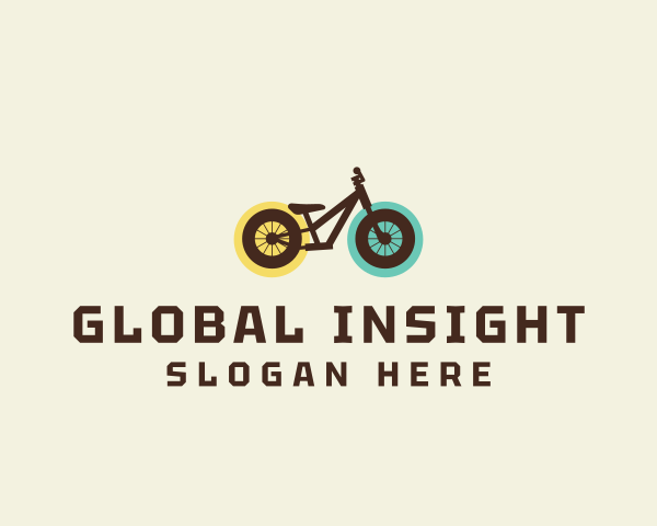 Cyclist logo example 1