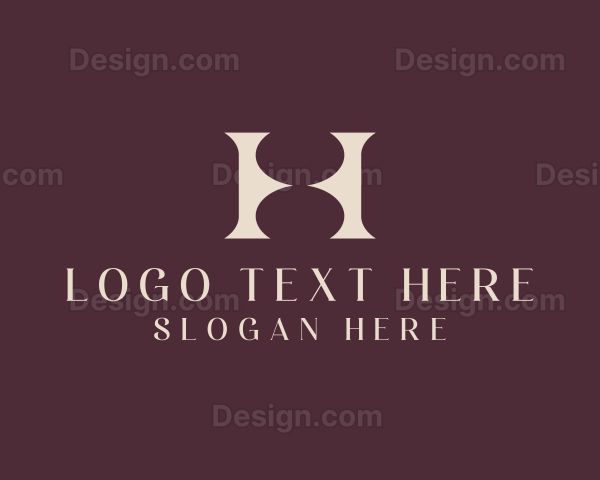 Modern Luxury Business  Letter H Logo