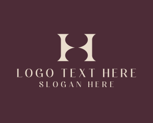 Modern Luxury Business  Letter H logo