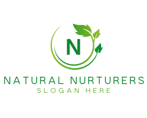 Nature Leaf Organic logo design