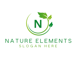 Nature Leaf Organic logo design