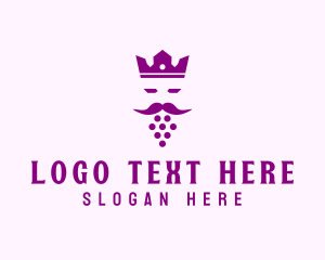 King Grape Beard logo