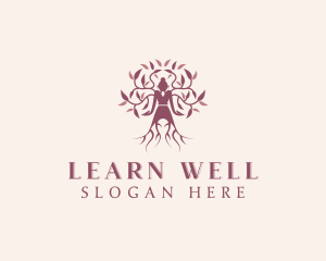 Wellness Beauty Tree logo design