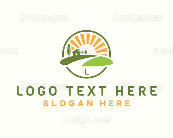 Landscaping Lawn Turf Logo