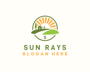 Landscaping Lawn Turf logo design