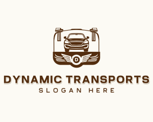 Sedan Automobile Transport logo design