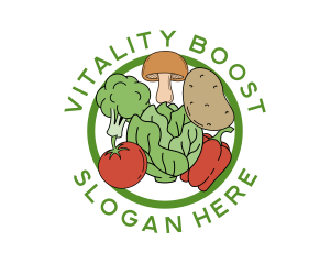 Healthy Food Vegetables logo