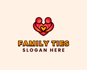 Couple Fertility Baby logo design