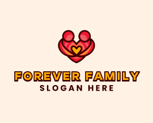 Couple Fertility Baby logo design