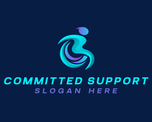 Disability Charity Support logo design