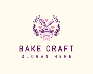  Pastry Whisk Spatula logo design