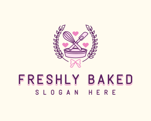  Pastry Whisk Spatula logo design