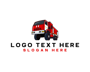 Fire Truck Firefighter Vehicle logo