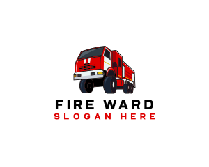 Fire Truck Firefighter Vehicle logo