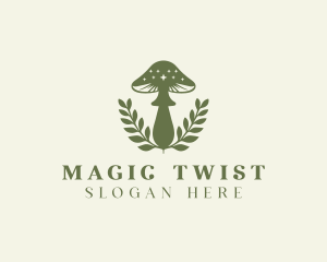 Magical Mushroom Garden logo design