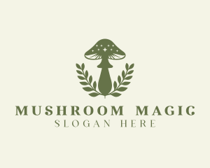 Magical Mushroom Garden logo design