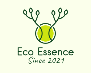 Eco Tennis Ball  logo design